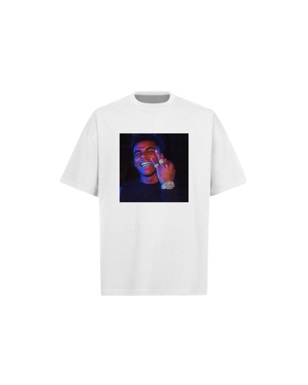 T-shirt blanc grillz - Desiré doué