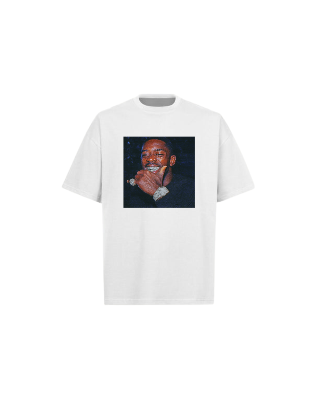 T-shirt blanc grillz - Ousmane Dembélé
