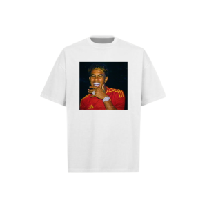 T-shirt blanc grillz - Lamine Yamal