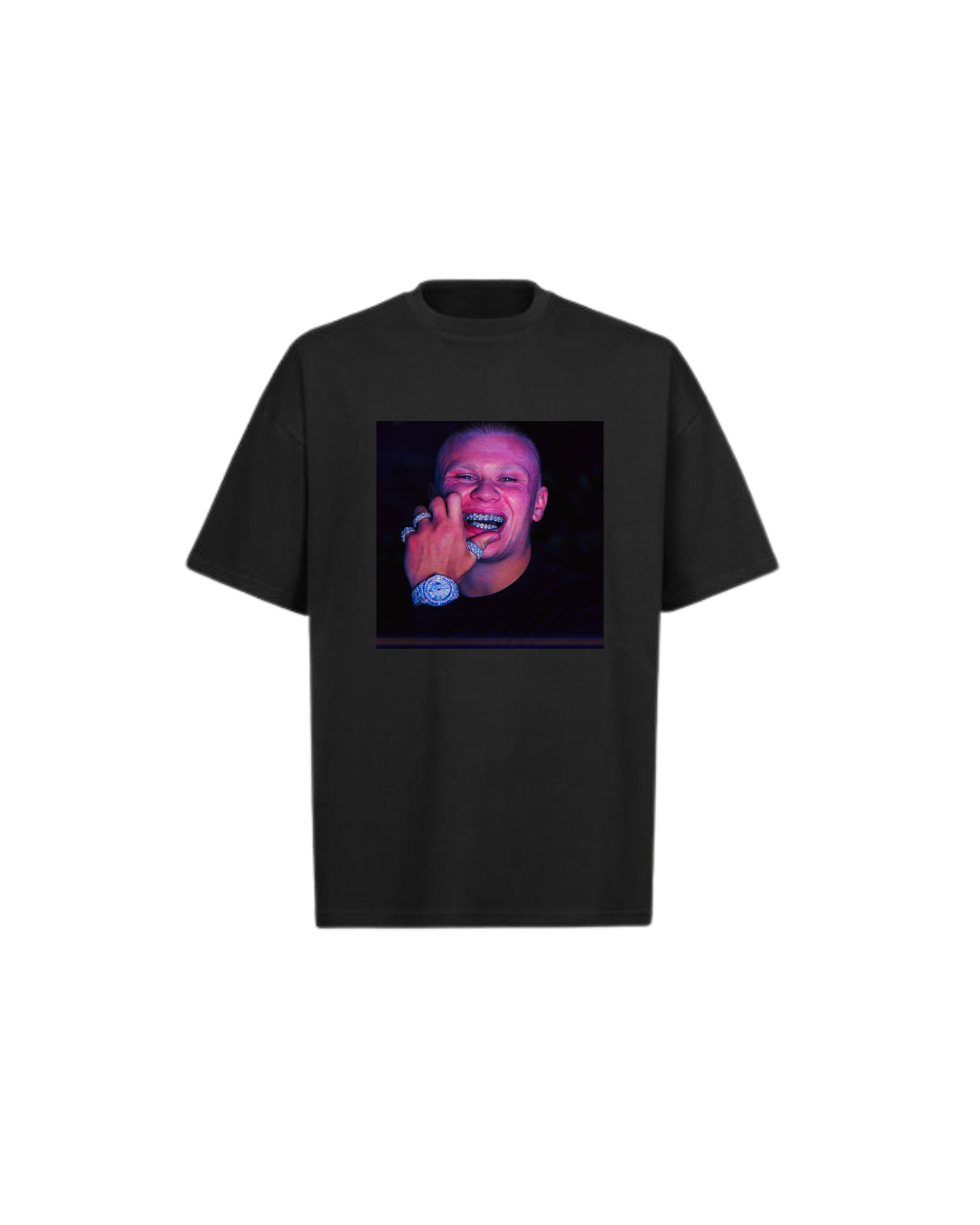 T-shirt noir grillz – Haaland